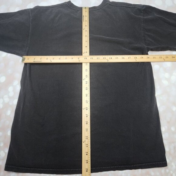 Vans Off the Wall Black Cotton T-Shirt, Men's Large - Picture 4 of 6